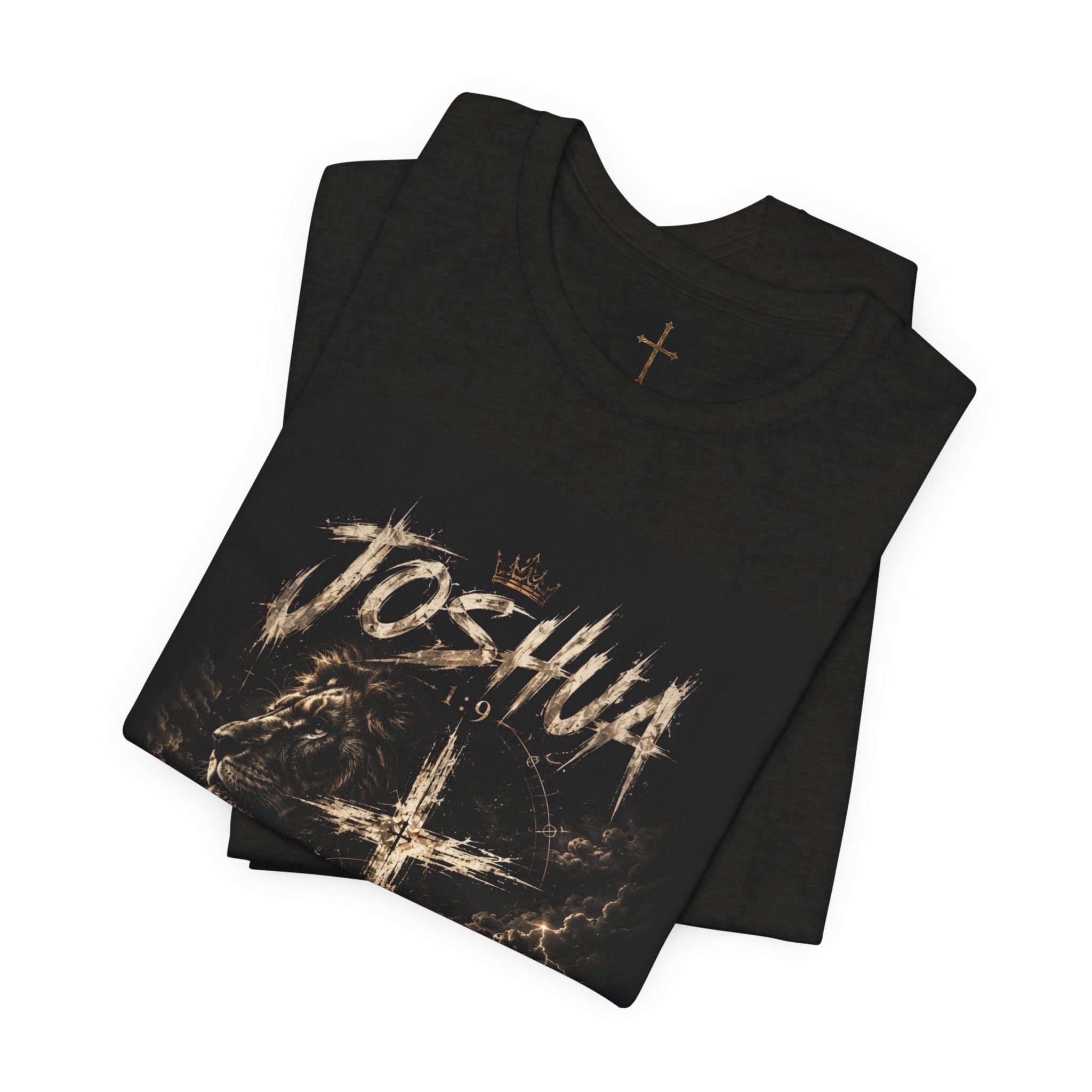Joshua Faith T‑Shirt — "Be Strong and Courageous" Christian Graphic Tee